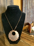 Copper Disc Necklace