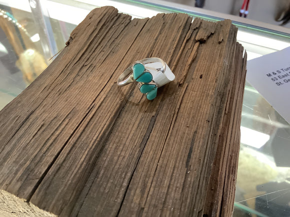 Turquoise Heart Ring