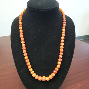 Apple Coral Necklace
