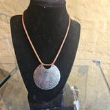 Copper Disc Necklace