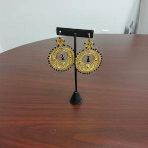 Large Round Earrings