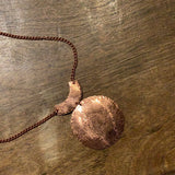 Copper Disc Necklace