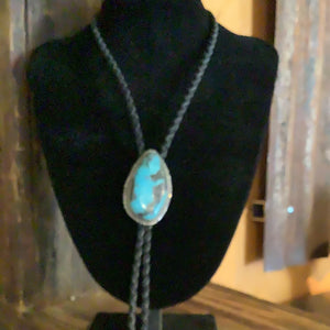 Turquoise Bolo Tie by Rob Begay Sr