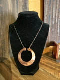 Copper Disc Necklace
