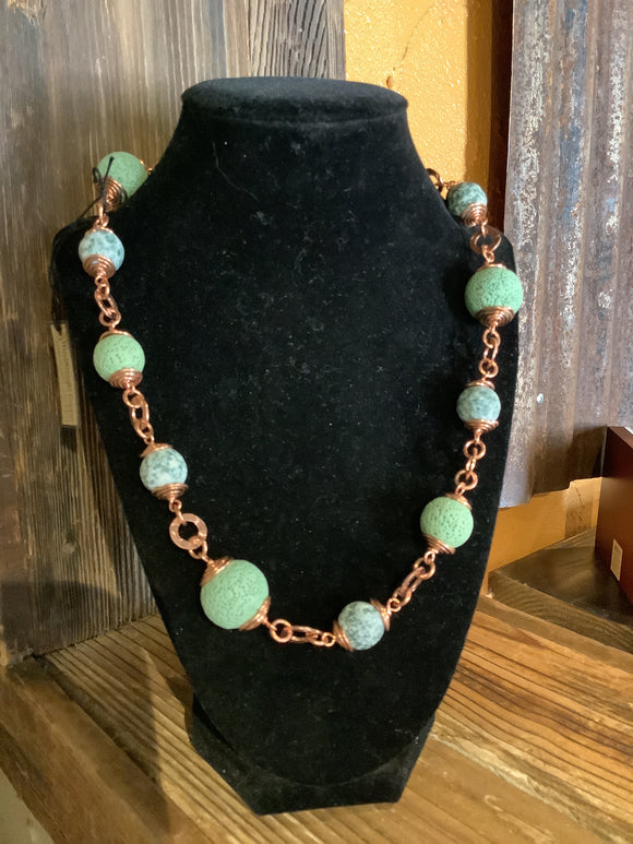 Lava and Green Jasper