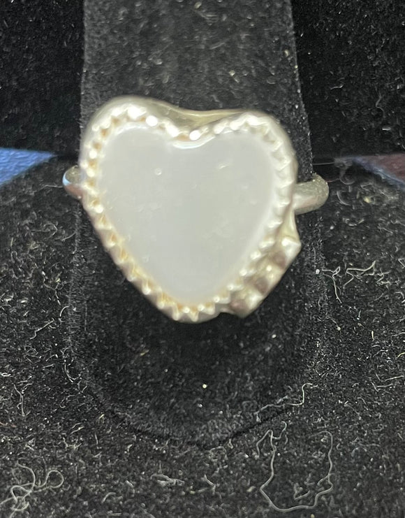 Sterling Heart ring