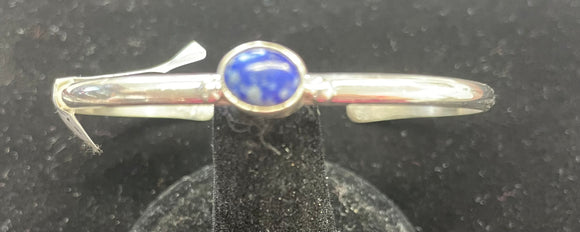Sterling with royal blue bracelet
