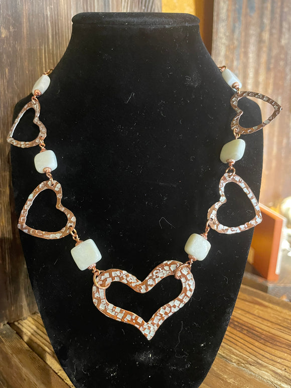 Copper Heart Necklace