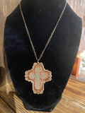 Copper Cross Necklace