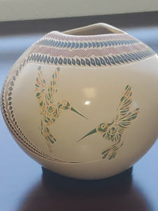 White Clay w/ Hummingbirds