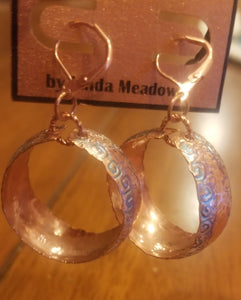 Copper Hoop Earrings