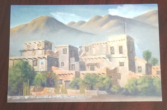 Pueblo Painting Postcard